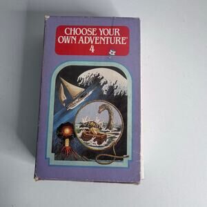 RARE Choose Your Own Adventure Box Set # 4 1980s Slip Case  Bantam